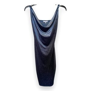 NWT Iris blue sparkly midi dress